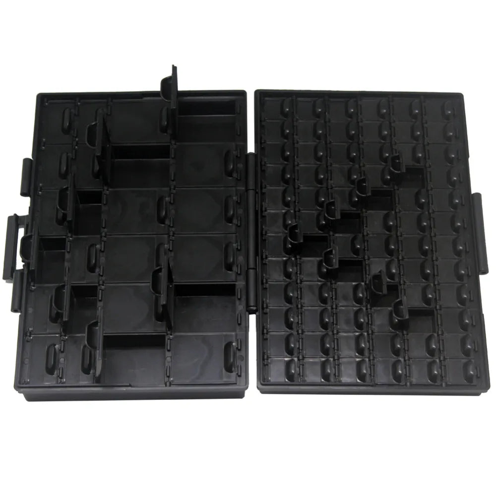 AideTek BOXALL96AS ESD Safe Enclosure Organizer For SMD ICs