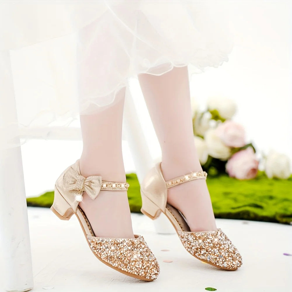 Complete Home Apparel Kids Girls Heel Sandals Sequin