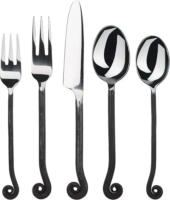 Treble Clef Stainless Flatware Set Knife Fork Spoon