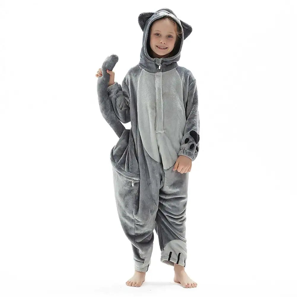 Shanghai Cat Pajamas Onesie For Kids Unisex Halloween