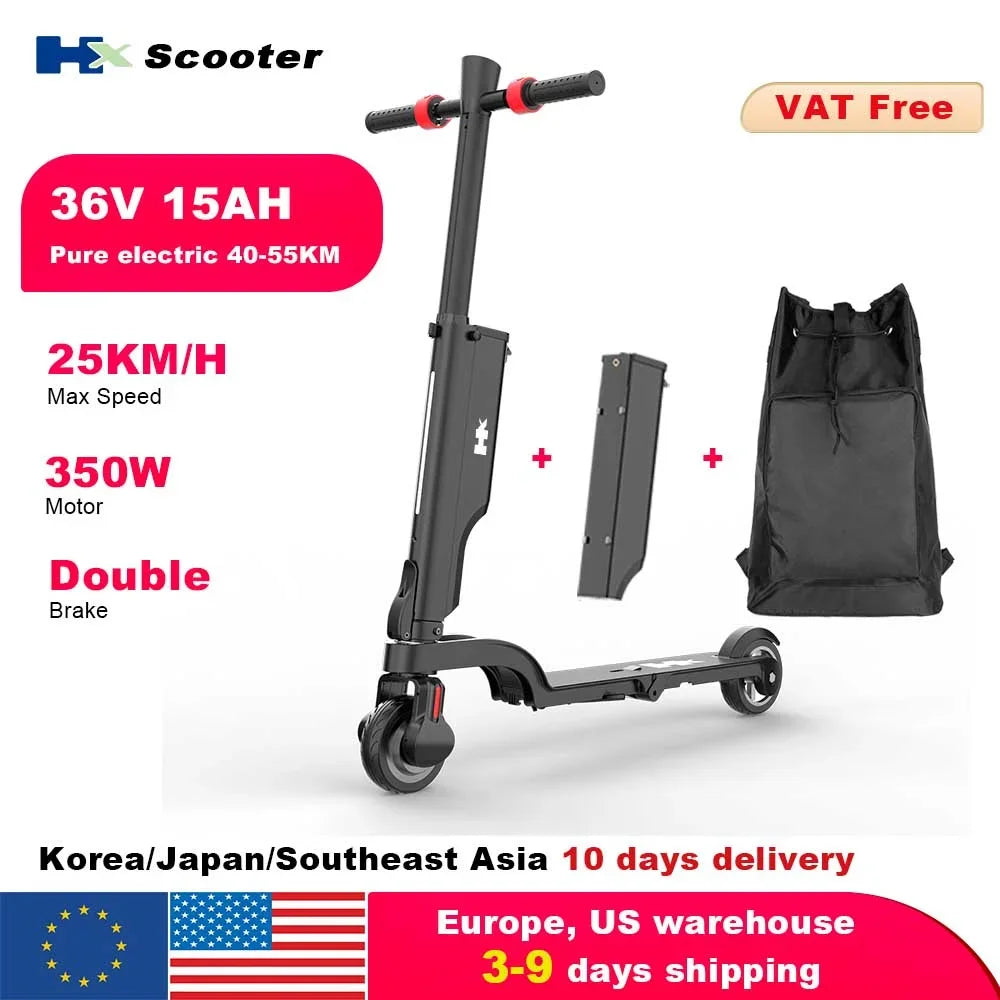 HX X6 Foldable Electric Scooter 350W 36V Escooter Adults