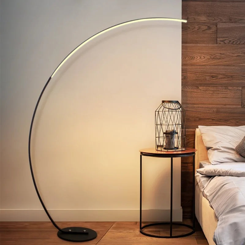 Complete Home And Apparel Minimalist Arched Floor Lamp