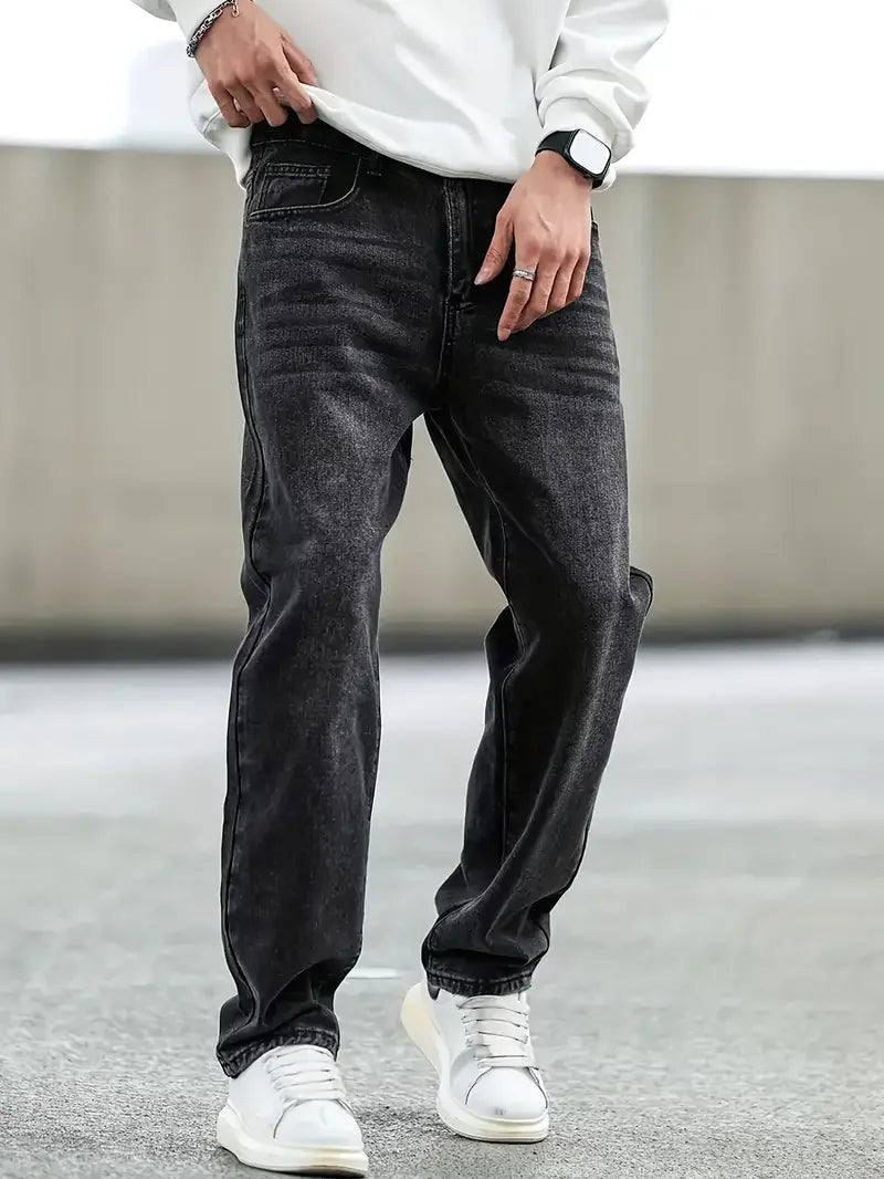 CN Guangdong Non Stretch Denim Jeans Men Regular Fit