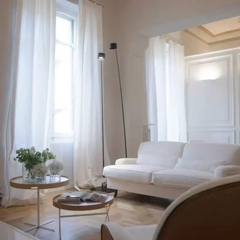 Minimalist Floor Lamp With Long Arm Led Light For Living