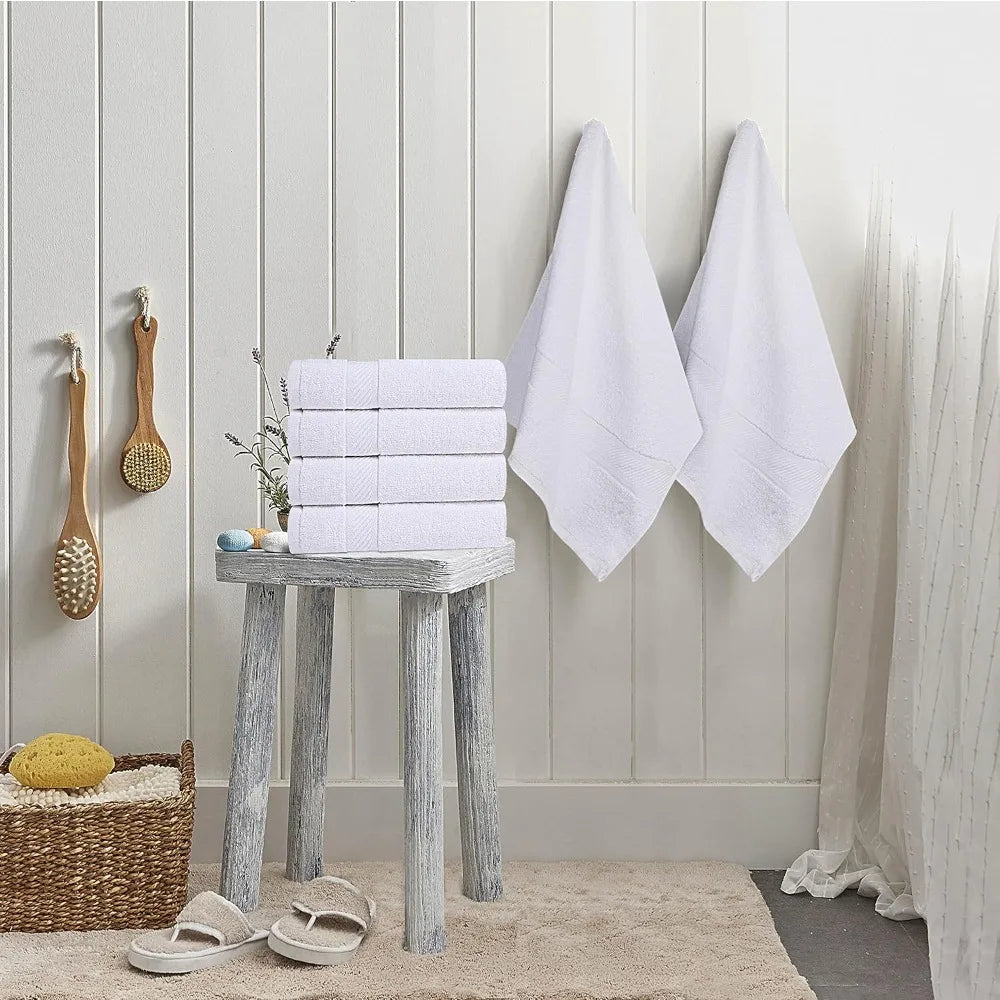 Hign-Concerned 18 Piece Bath Towel Set 100 Cotton Quick Dry