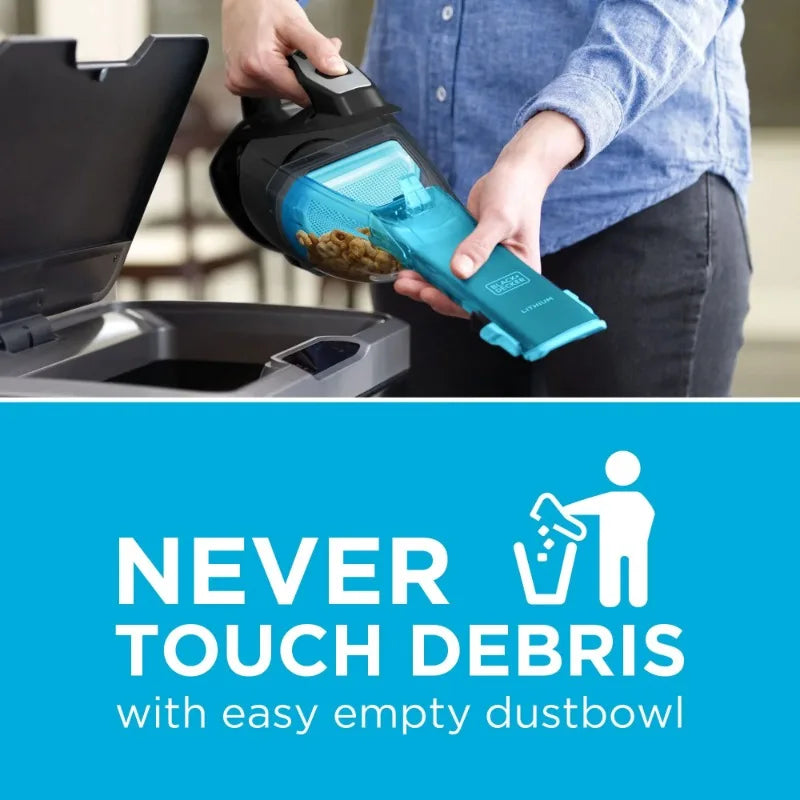 Black Decker Detailer Dustbuster Cordless Hand Vacuum