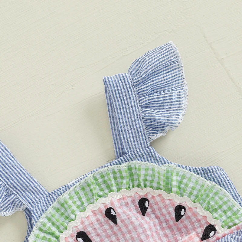 Sunflower Print Ruffle Sleeve Jumpsuit for Toddler Girls
