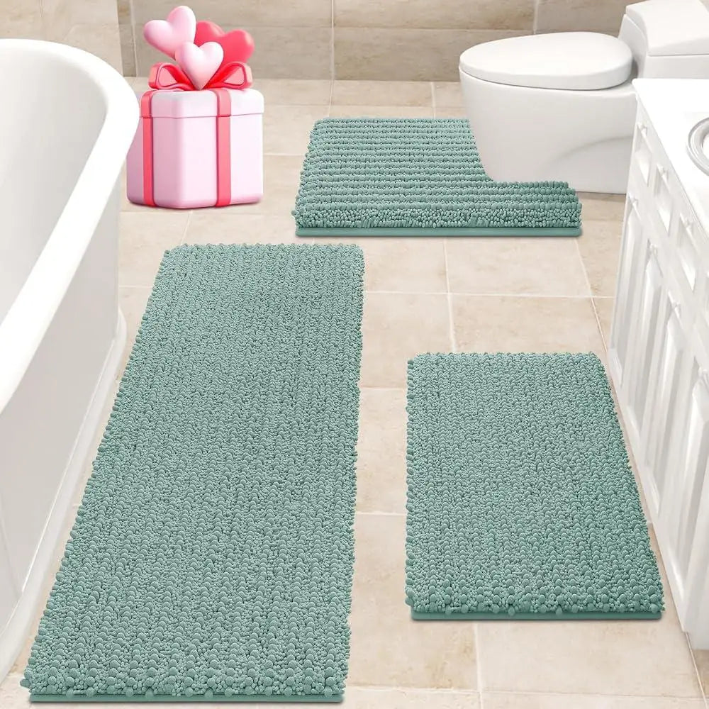 Complete Home And Apparel DUTRIEUXCN Chenille Bath Rug Set