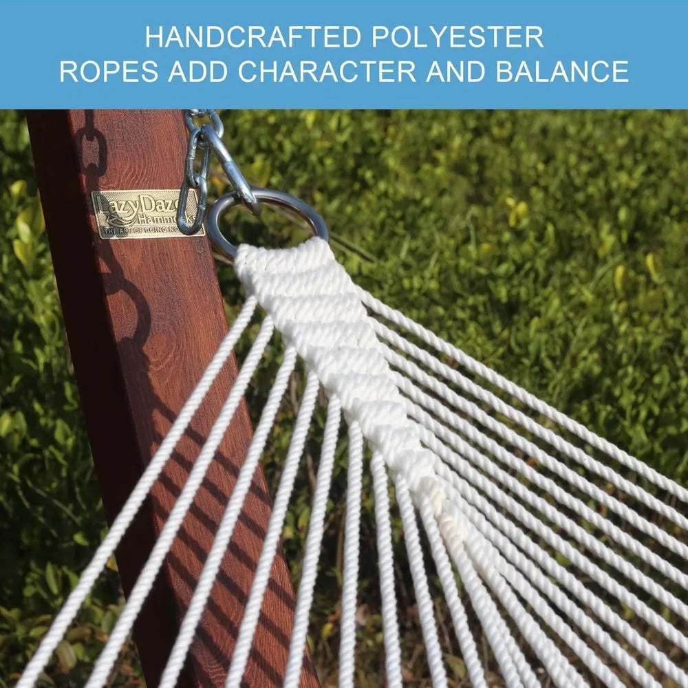 Hign-concerned Double Quilted Fabric Hammock With Pillow