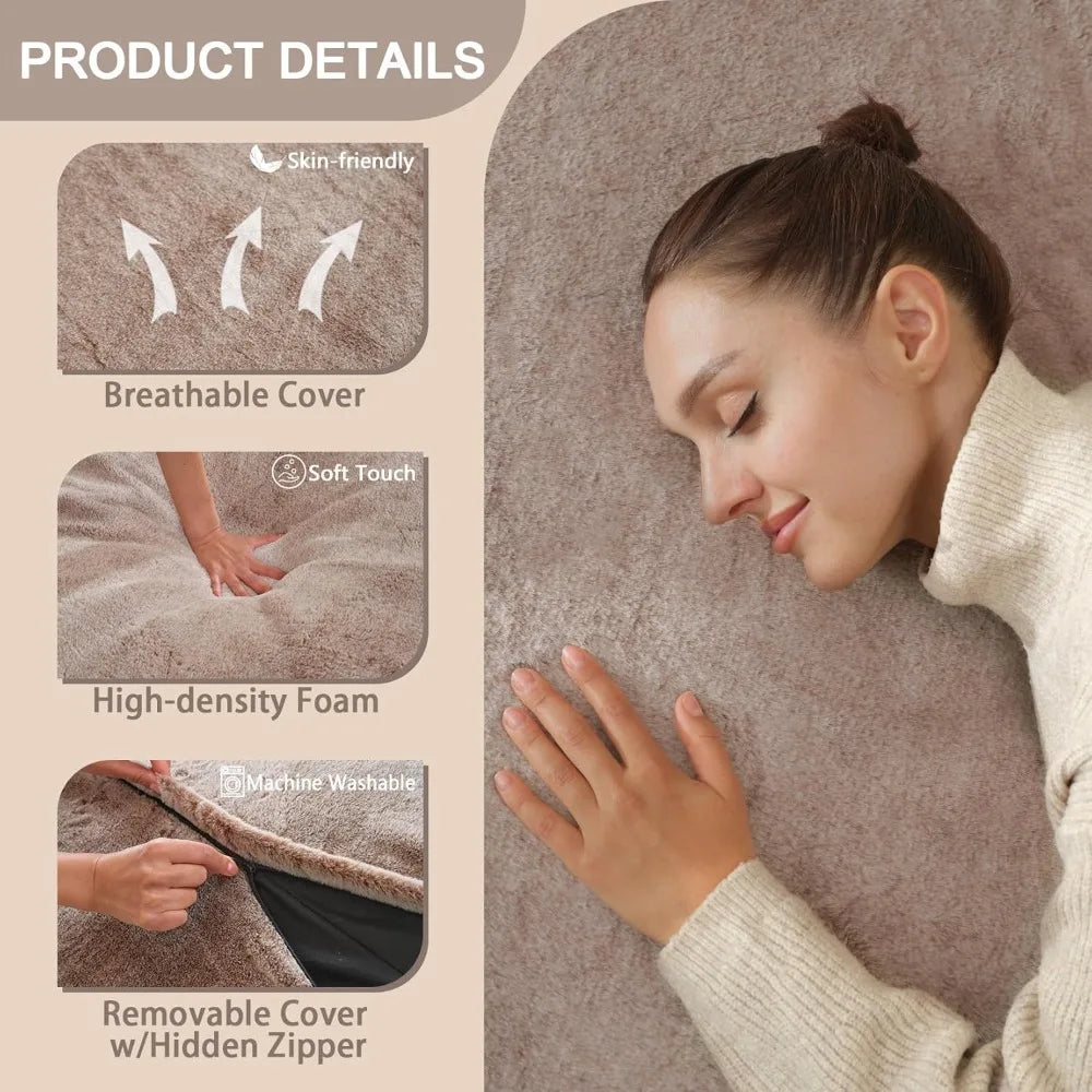 GargantuanSized 4 In 1 Bean Bag Chair With MemoryFoam