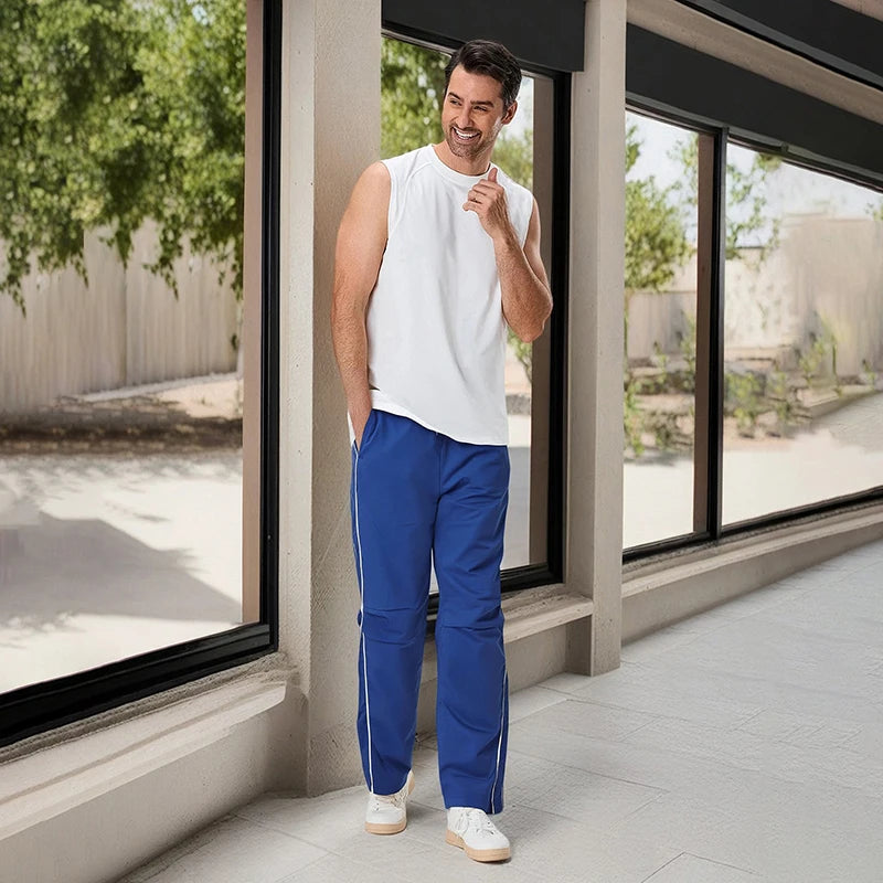 Hirigin Men Joggers With Adjustable Drawstring Waistband