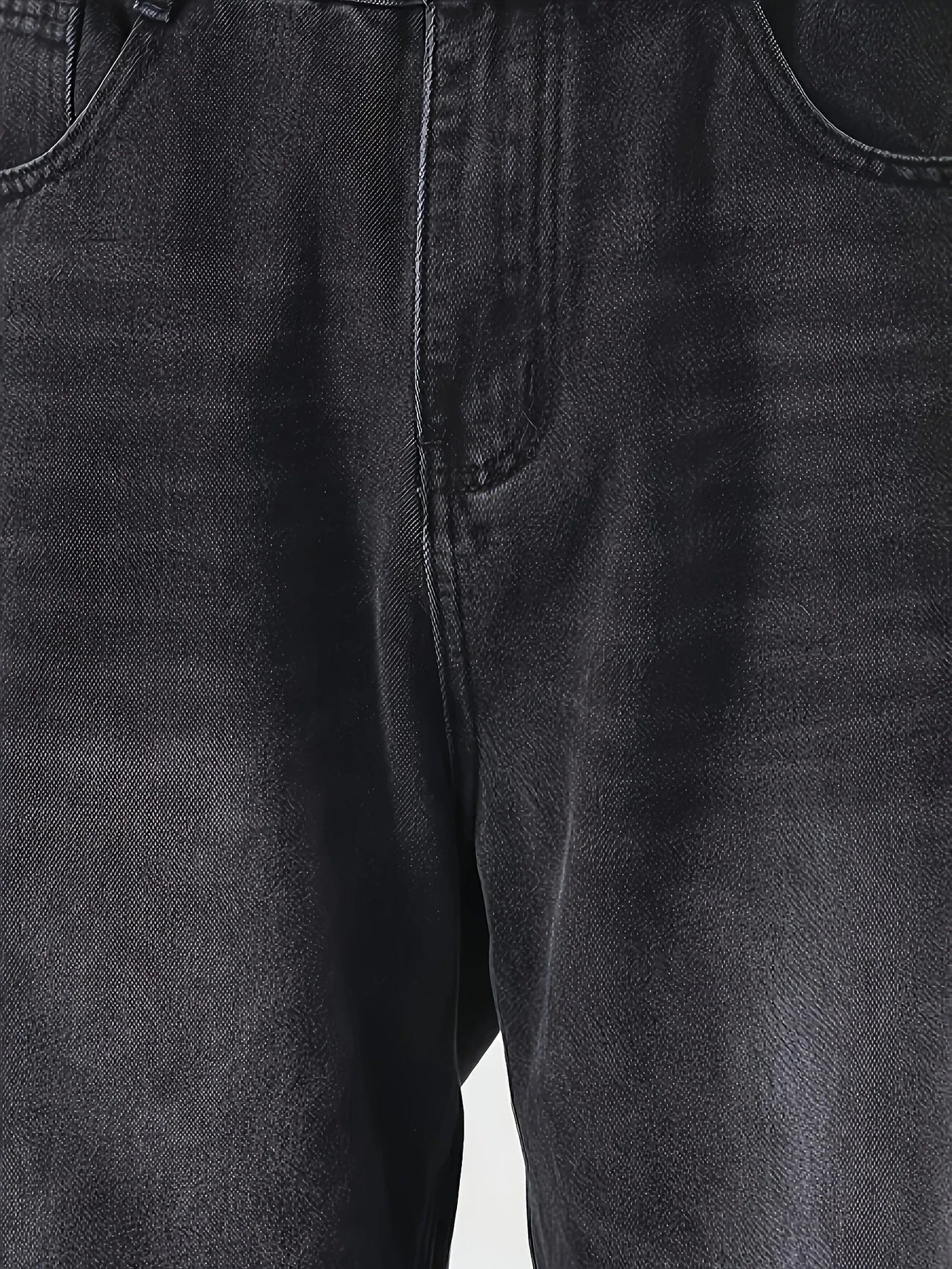 Guangdong Jeans Mens Skinny Wide Leg Denim Pants Casual