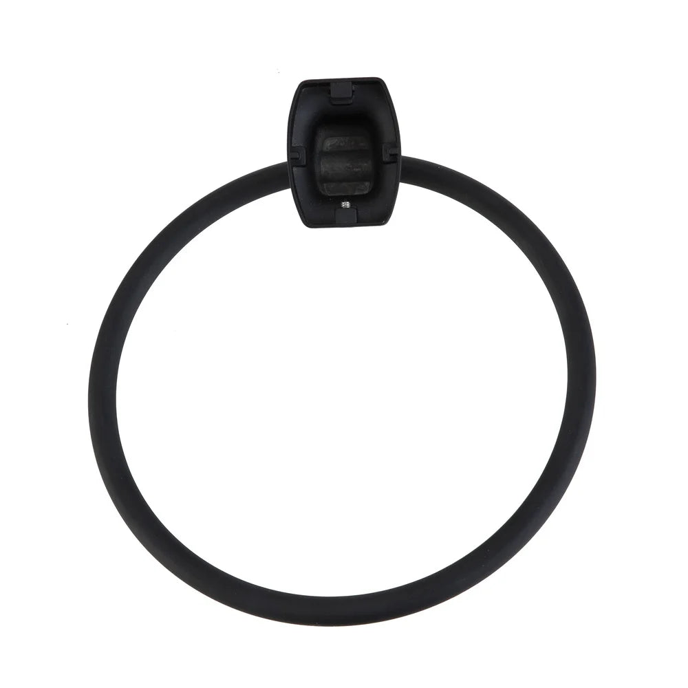 XMSJ Square Wall Mount Towel Ring Rust Resistant Zinc Alloy