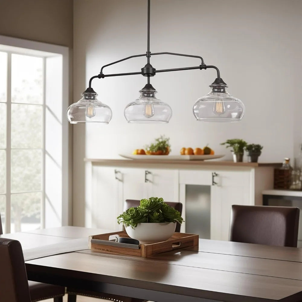 Hign-concerned Harlow Modern Farmhouse Kitchen Island Light