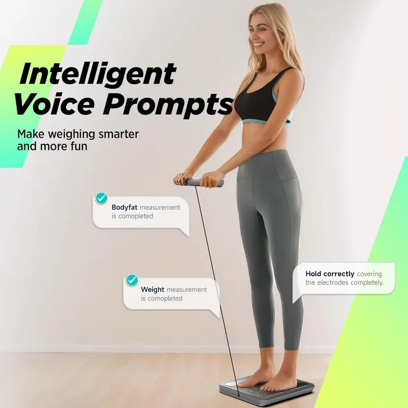 XMSJ Digital Bathroom Scale With Body Weight BMI App Sync