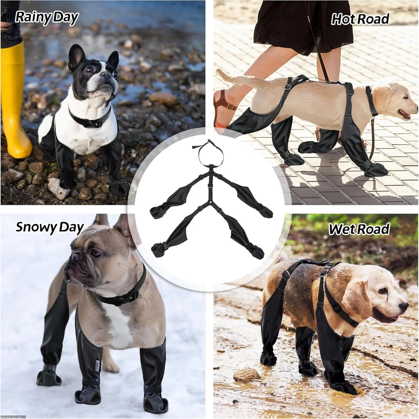 Guangdong Dog Paw Protectors Boots For Outdoor Walking