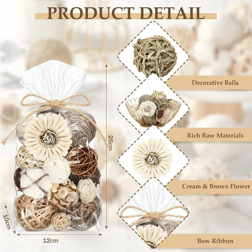 Combination Decorative Balls Potpourri Filler For Vases