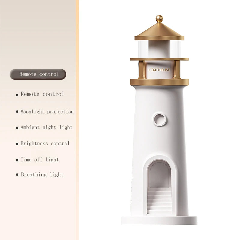 Lessdot Moon Lamp Lighthouse Night Light Bluetooth Music