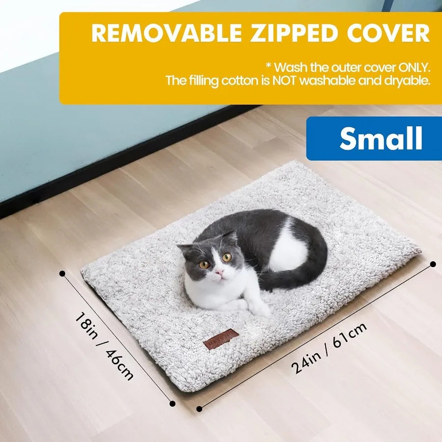 Self Warming Cat Bed Pet Mat Thermal Indoor Outdoor Use