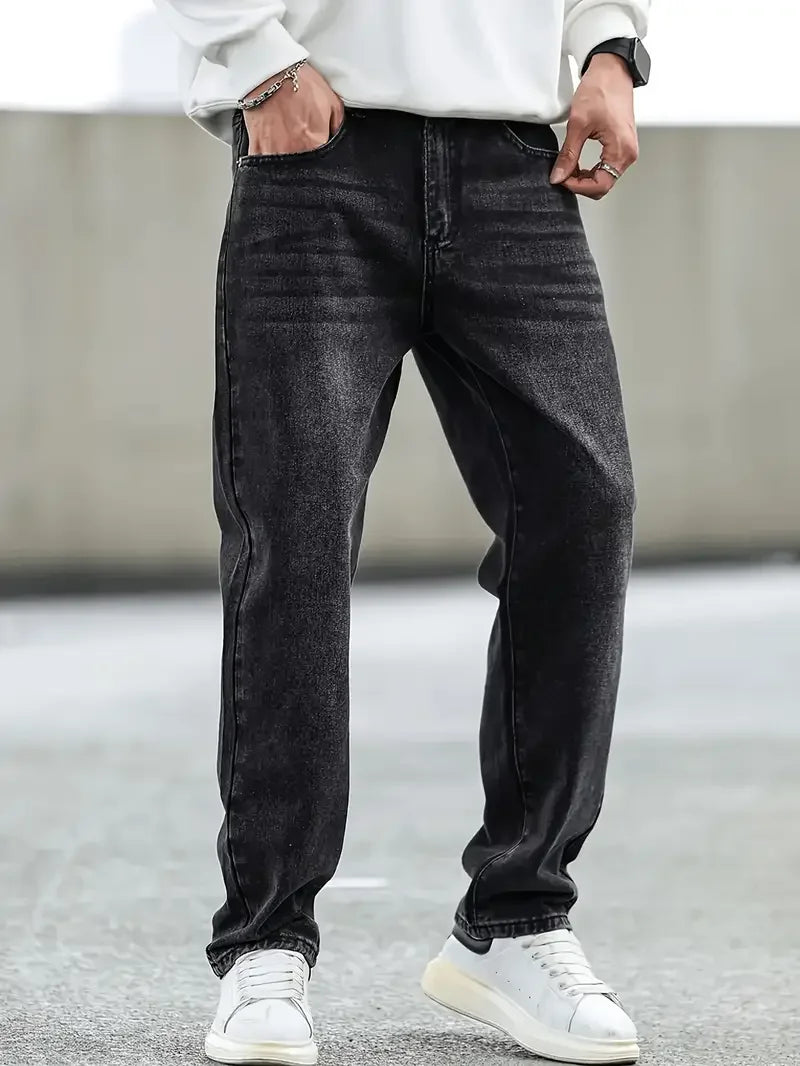 CN Guangdong Non Stretch Denim Jeans Men Regular Fit