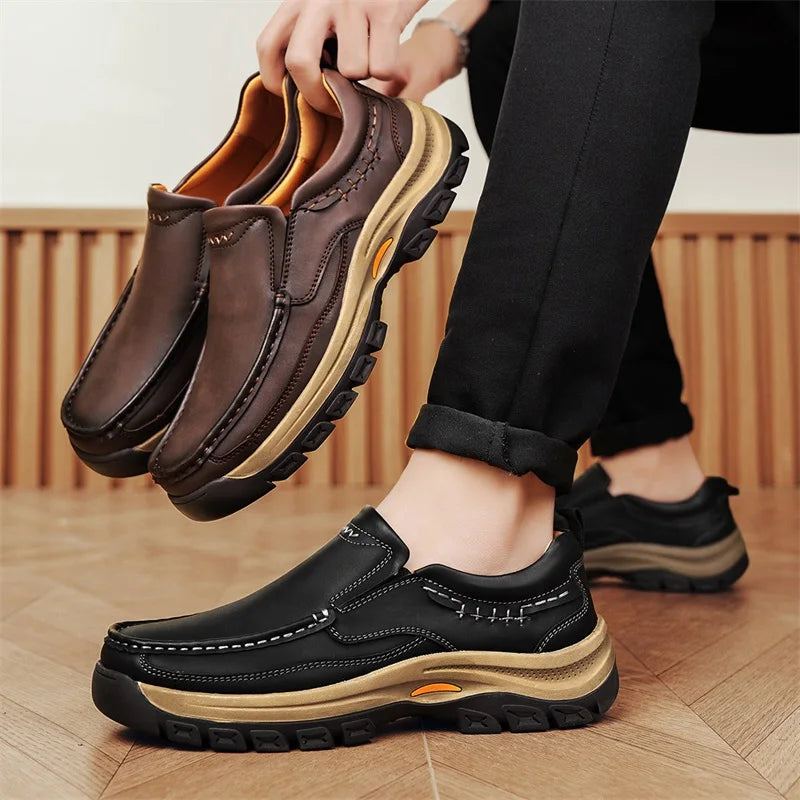 Golden Sapling Men Loafers Casual Shoes Comfort Platform