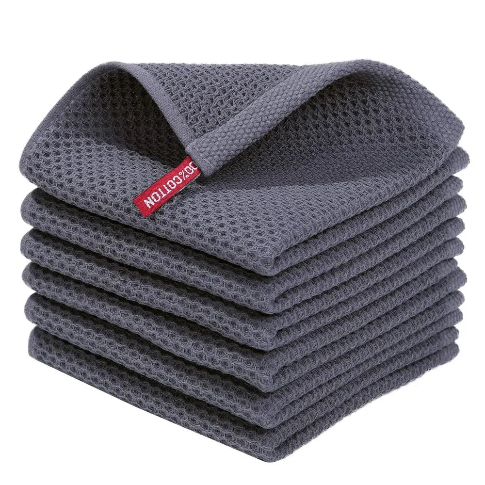 Guizhou Jiangsu Cotton Waffle Dishcloths Absorbent