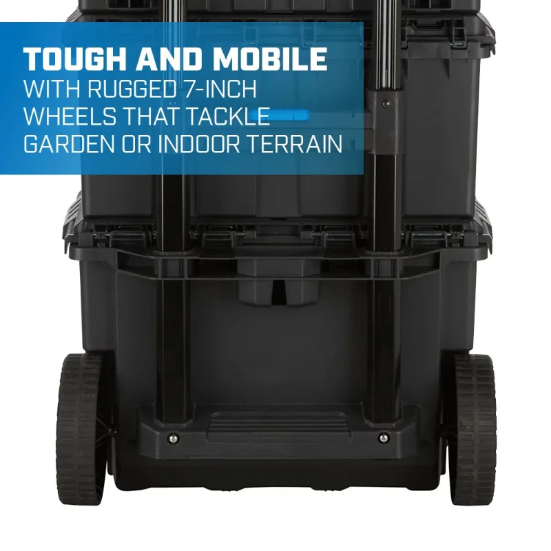 Hart 7 Part Modular Organization Toolbox Portable Mobile