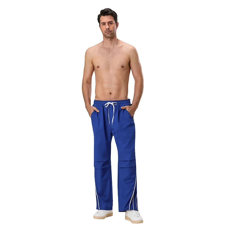 Hirigin Men Joggers With Adjustable Drawstring Waistband