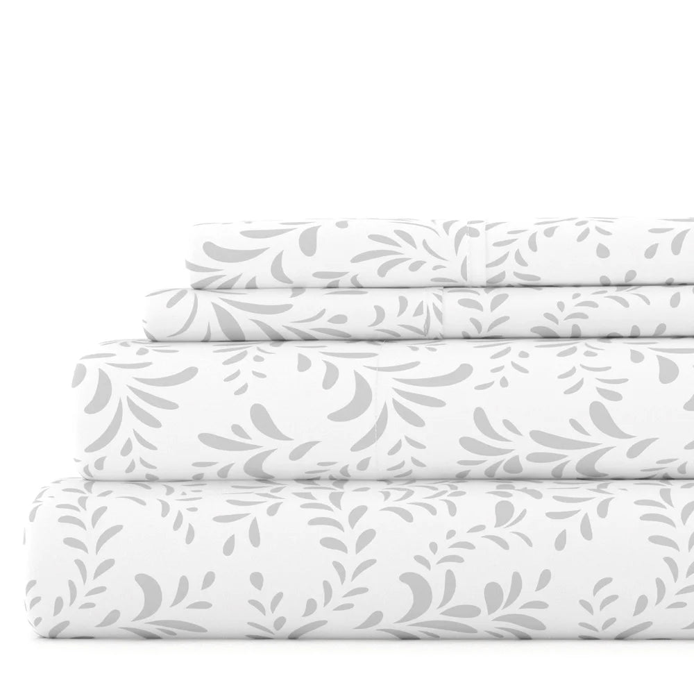 DUTRIEUX Microfiber Sheet Set Deep Pocket Wrinkle Resistant