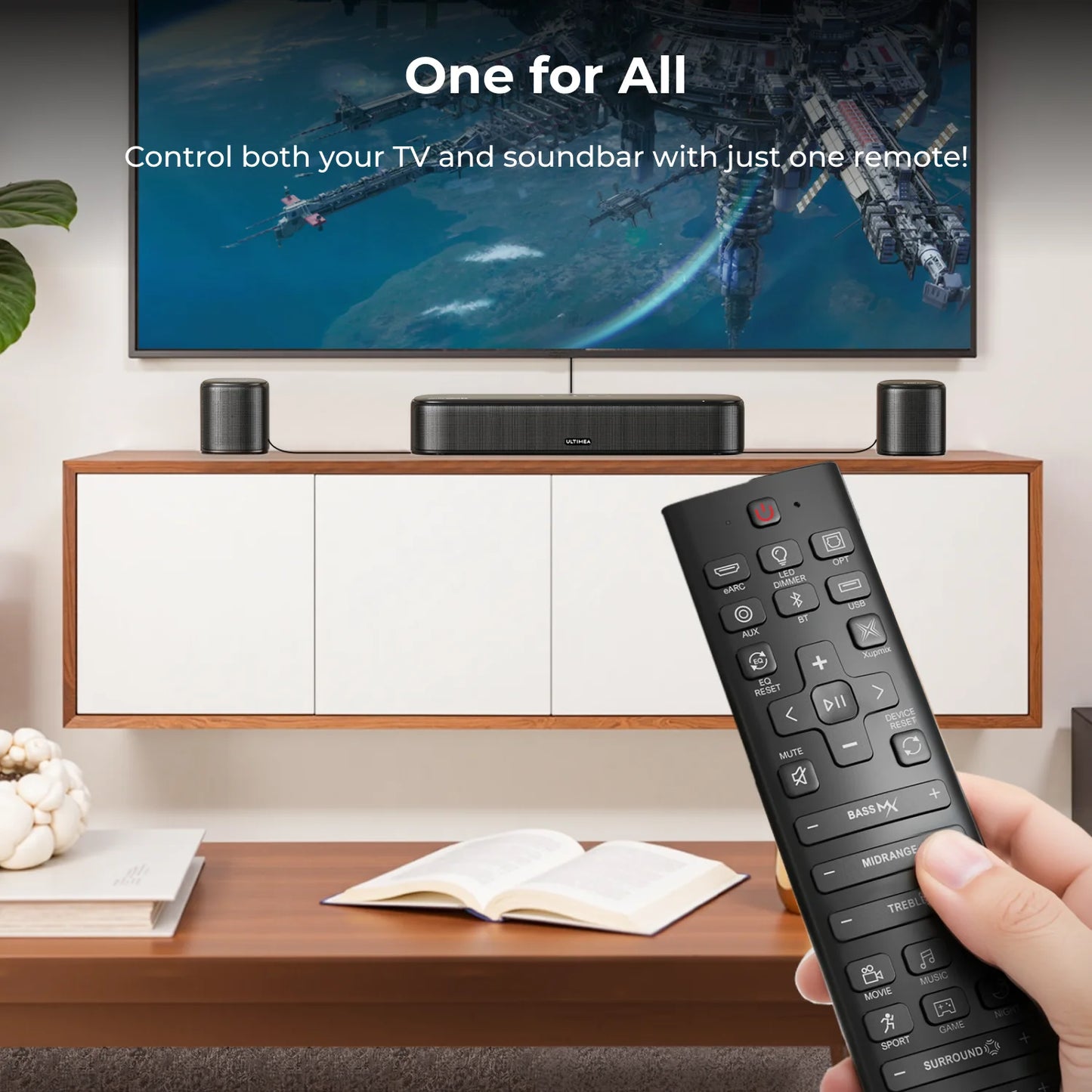 ULTIMEA 7.1 Sound Bar Dolby Atmos Surround System Bluetooth