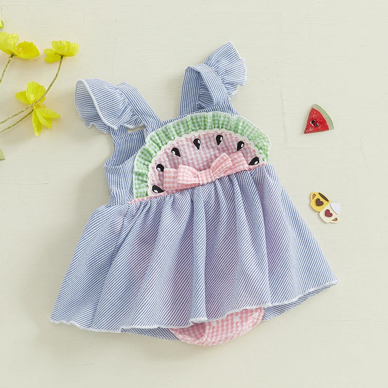 Sunflower Print Ruffle Sleeve Jumpsuit for Toddler Girls