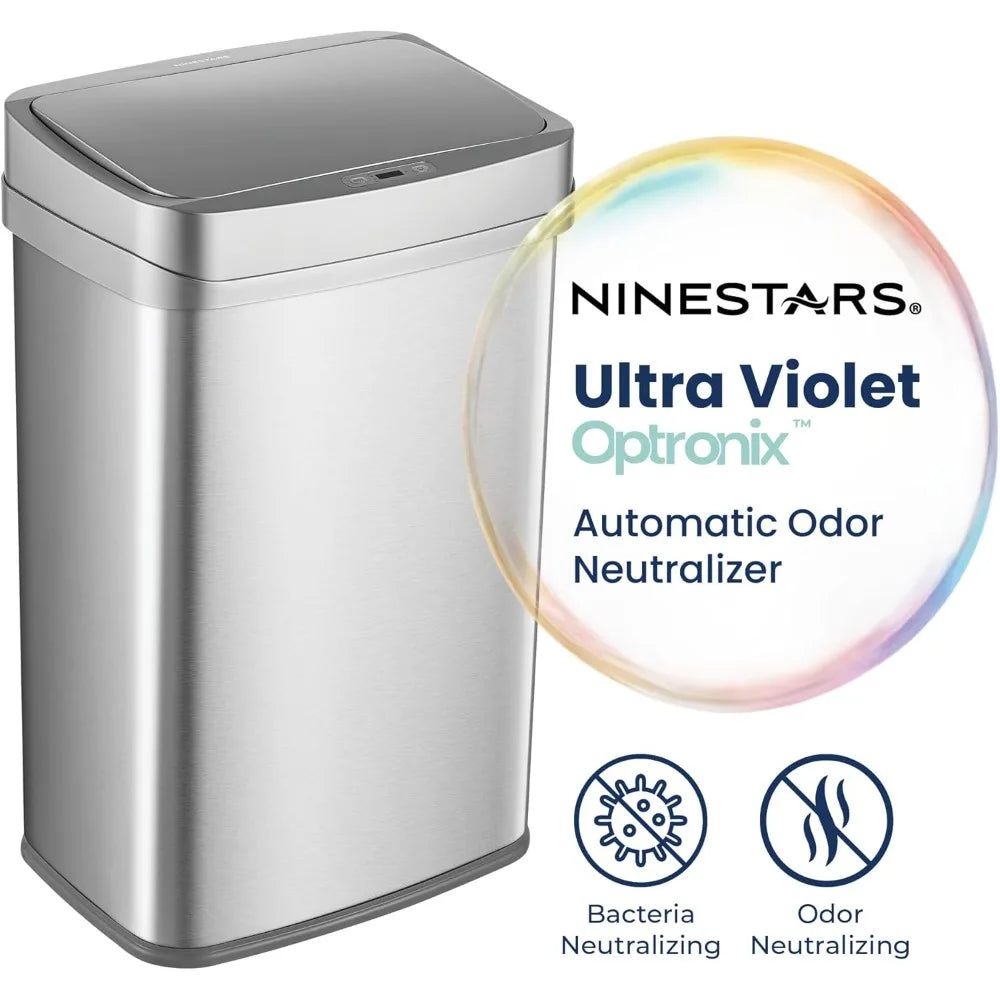 Hign-concerned 13 Gallon Odor Neutralizing Smart Trash Can