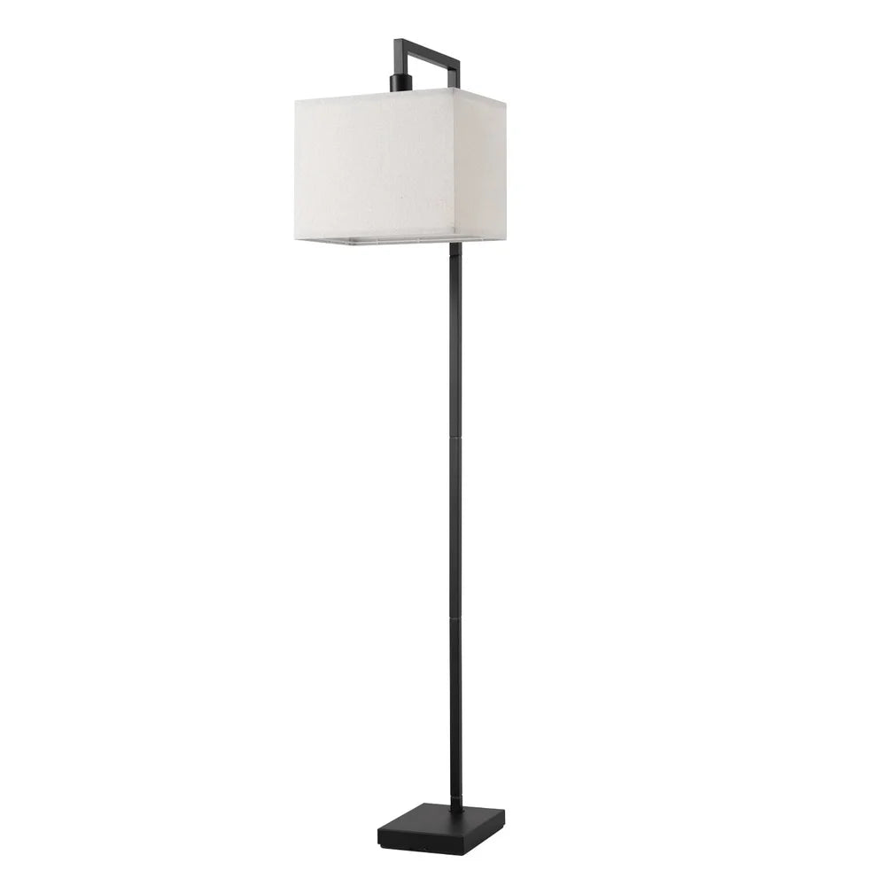 XMSJ Floor Lamp With Square Shade E26 Bulb Compatible