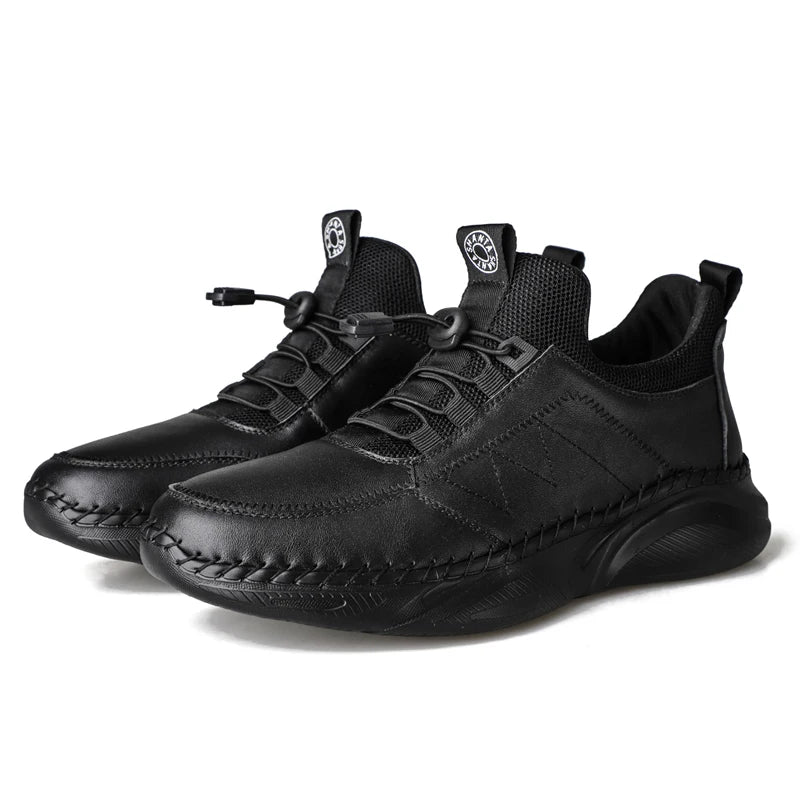 Handmade Leather Casual Men Shoes Design Sneakers Premium