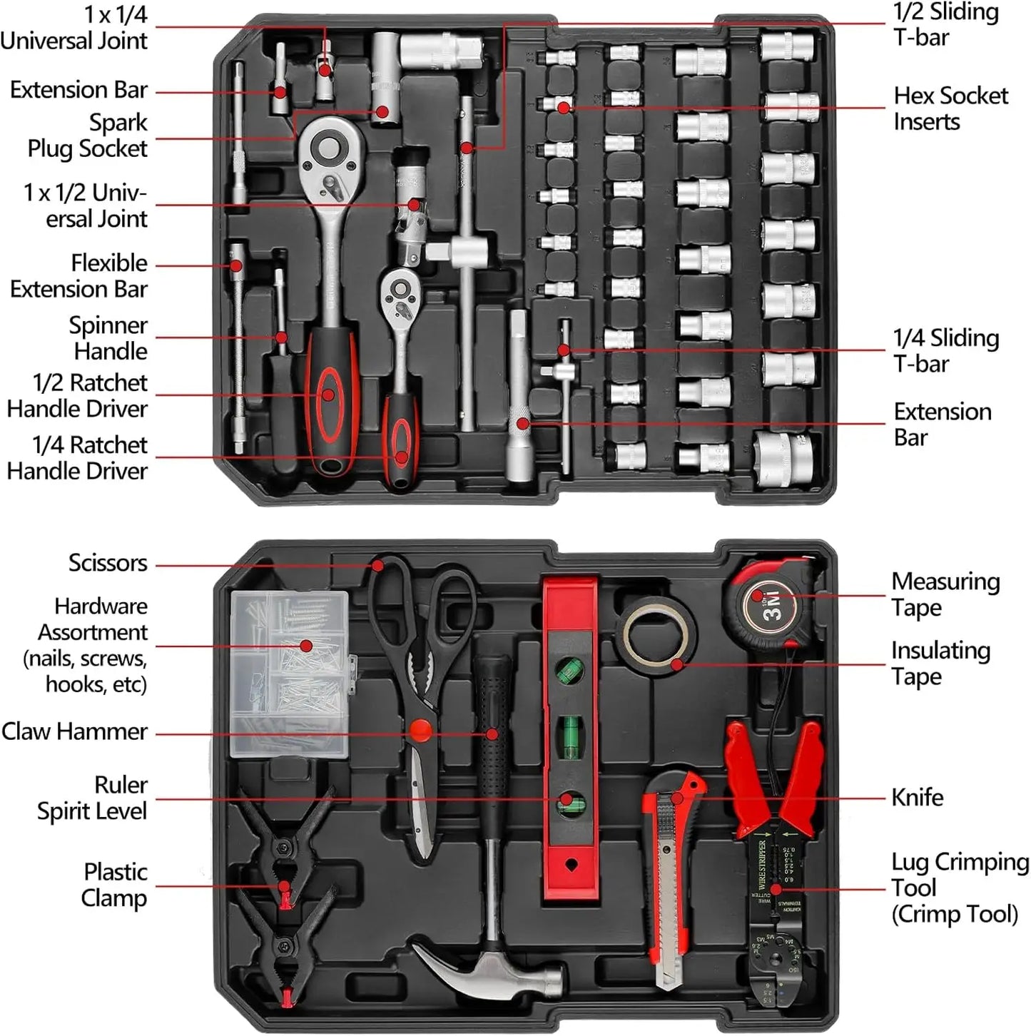 TlgreenDIY 799pc Mechanic Tool Set With Trolley Case