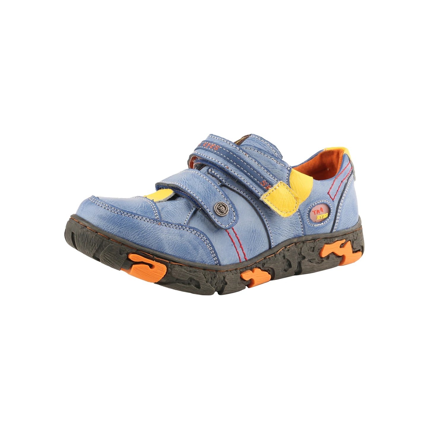 TMA Eyes Lace Free Leather Casual Flats For Women Outdoors