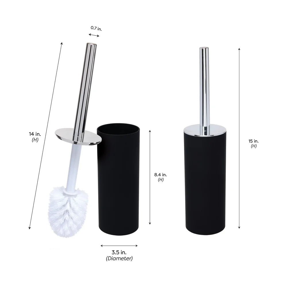 XMSJ Durable Toilet Brush Set with 360 Degree Head Modern
