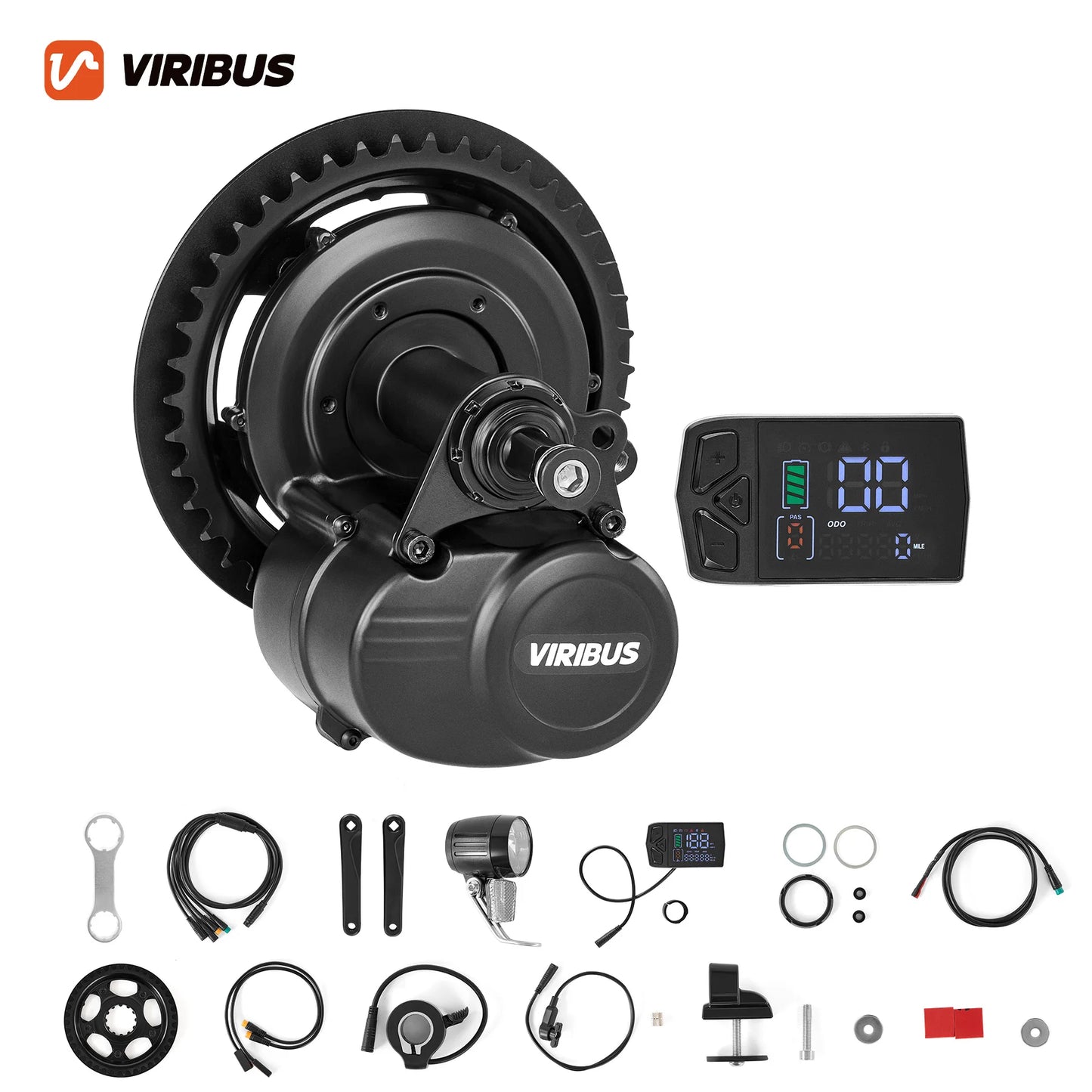 Compatible 36V 250W Mid Drive Motor Kit For DIY Conversion