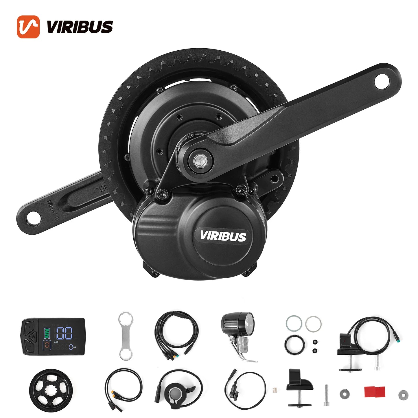 Compatible 36V 250W Mid Drive Motor Kit For DIY Conversion