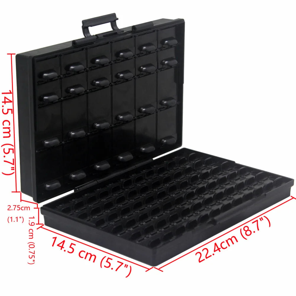 AideTek BOXALL96AS ESD Safe Enclosure Organizer For SMD ICs