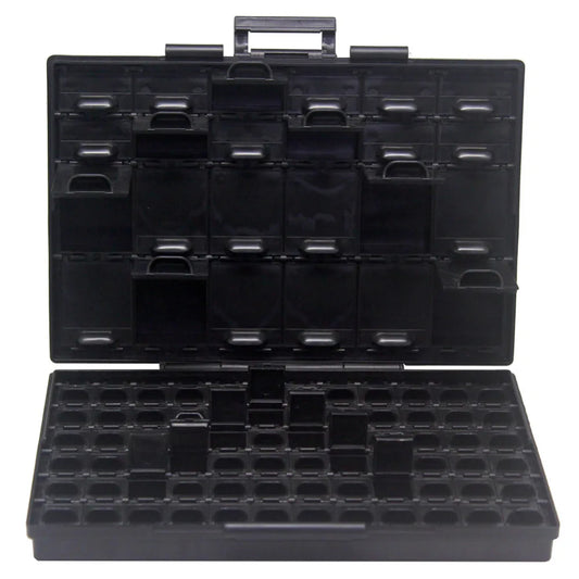 AideTek BOXALL96AS ESD Safe Enclosure Organizer For SMD ICs