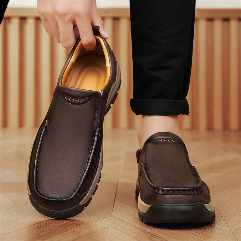 Golden Sapling Men Loafers Casual Shoes Comfort Platform