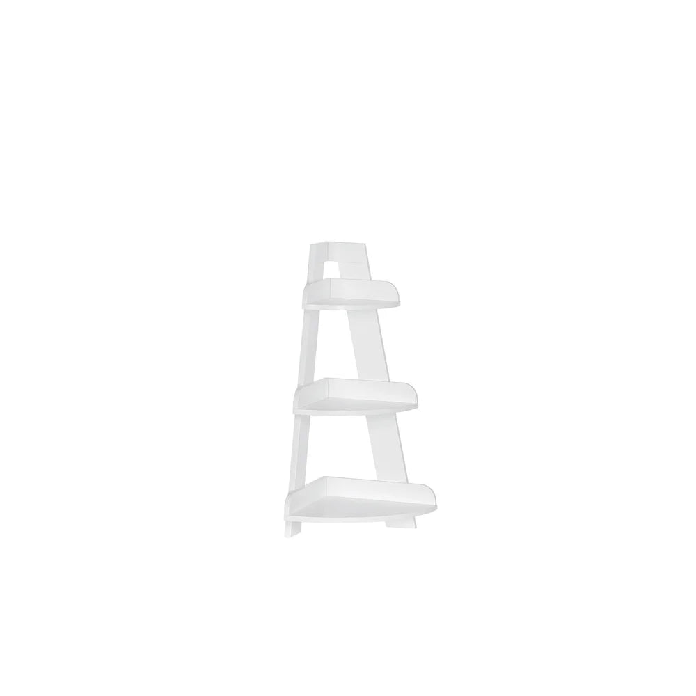XMSJ Corner Ladder Wall Shelf 3 Tier Bathroom Storage