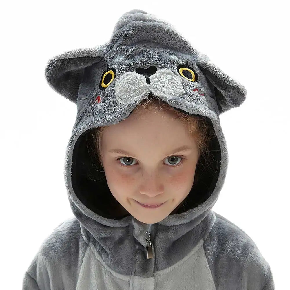 Shanghai Cat Pajamas Onesie For Kids Unisex Halloween