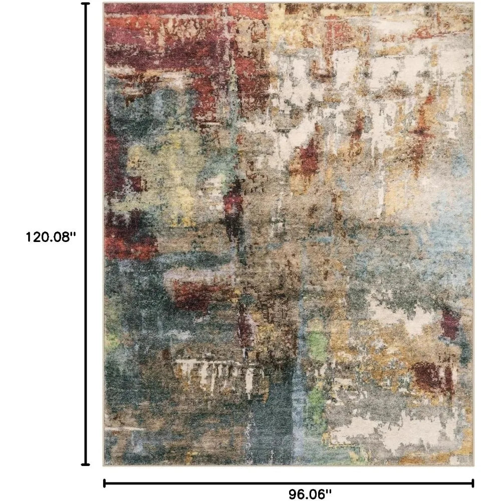 Stain Resistant Plush Nylon Rug For Modern Living Rooms