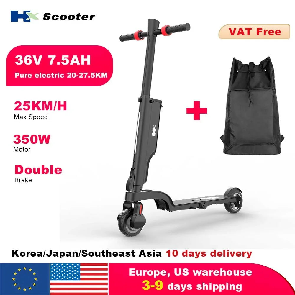 HX X6 Foldable Electric Scooter 350W 36V Escooter Adults