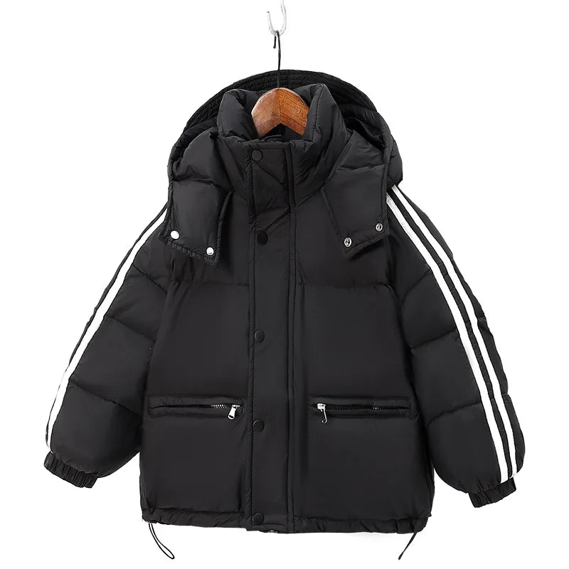 Guangdong Children's Hooded Down Jacket for Girls Warm