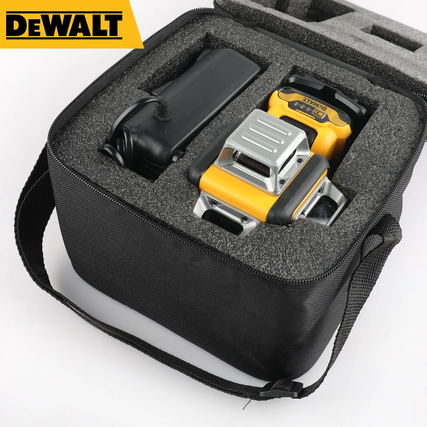 DEWALT DW089LG 12 Line Green Laser Level 360 Coverage