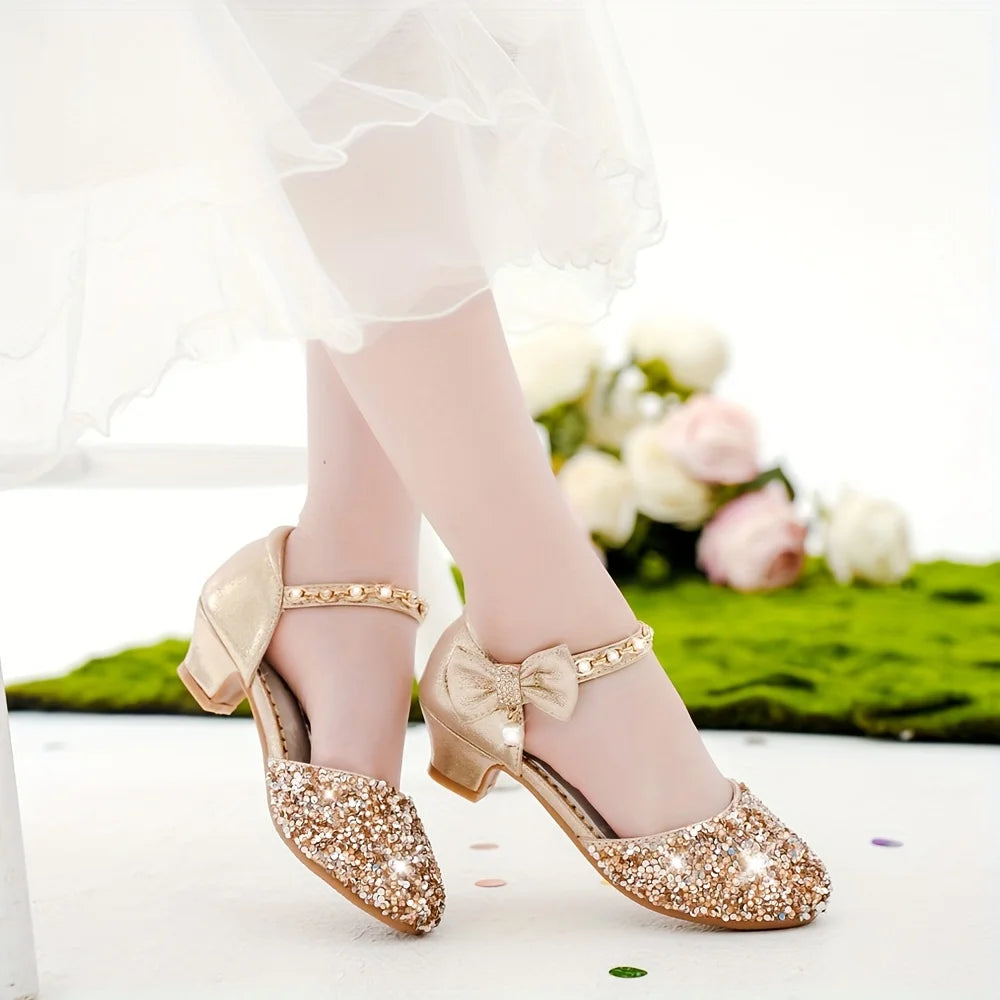 Complete Home Apparel Kids Girls Heel Sandals Sequin