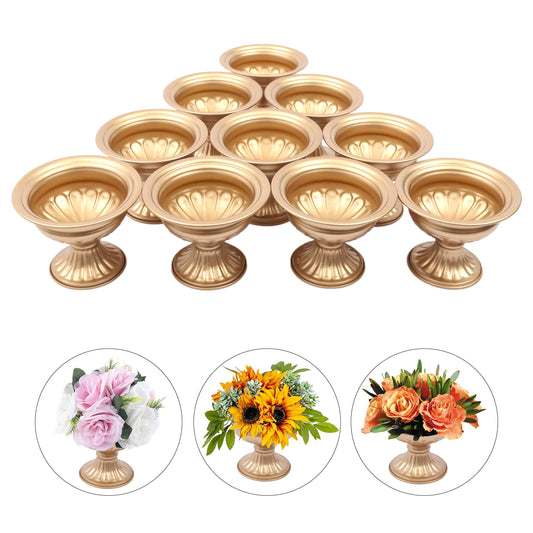 Complete Home and Apparel Metal Trumpet Vases for Wedding